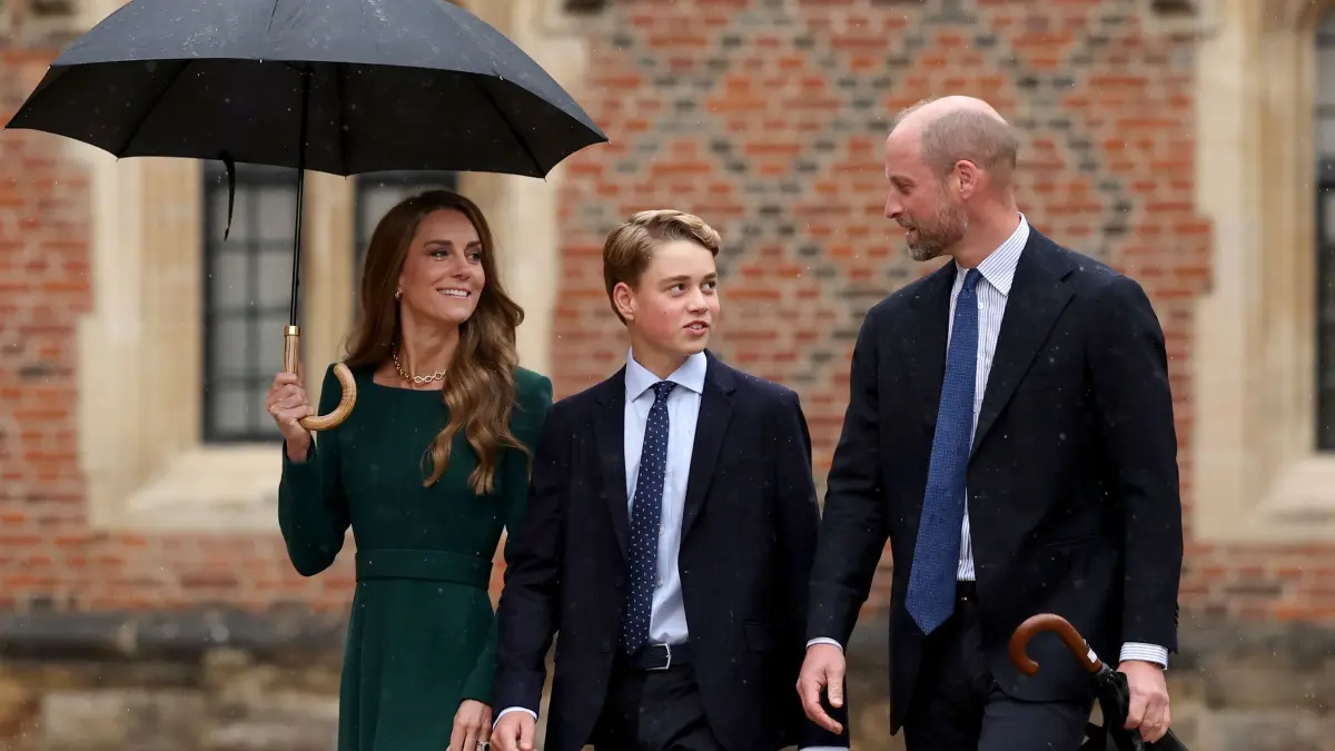 Erster Tag in Eton für Prinz George