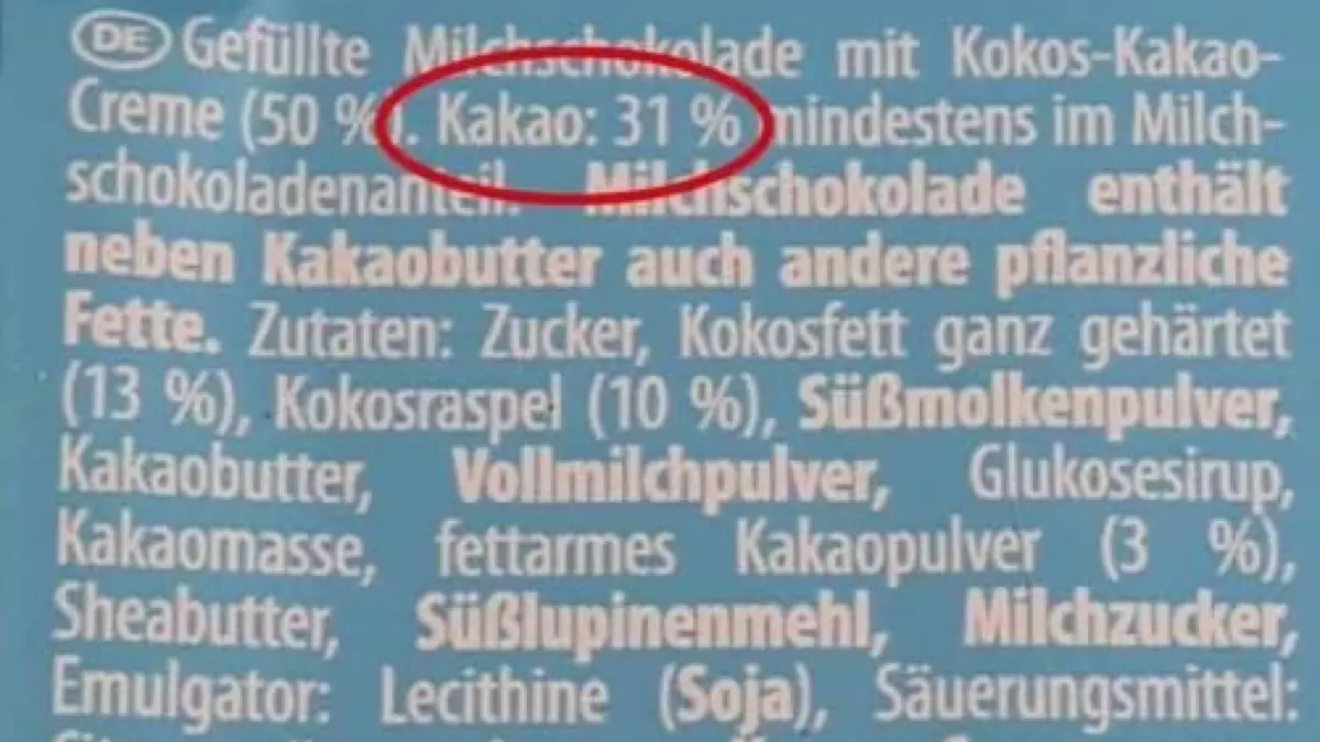 . . . unten die neue Variante der "Romy Schokolade".