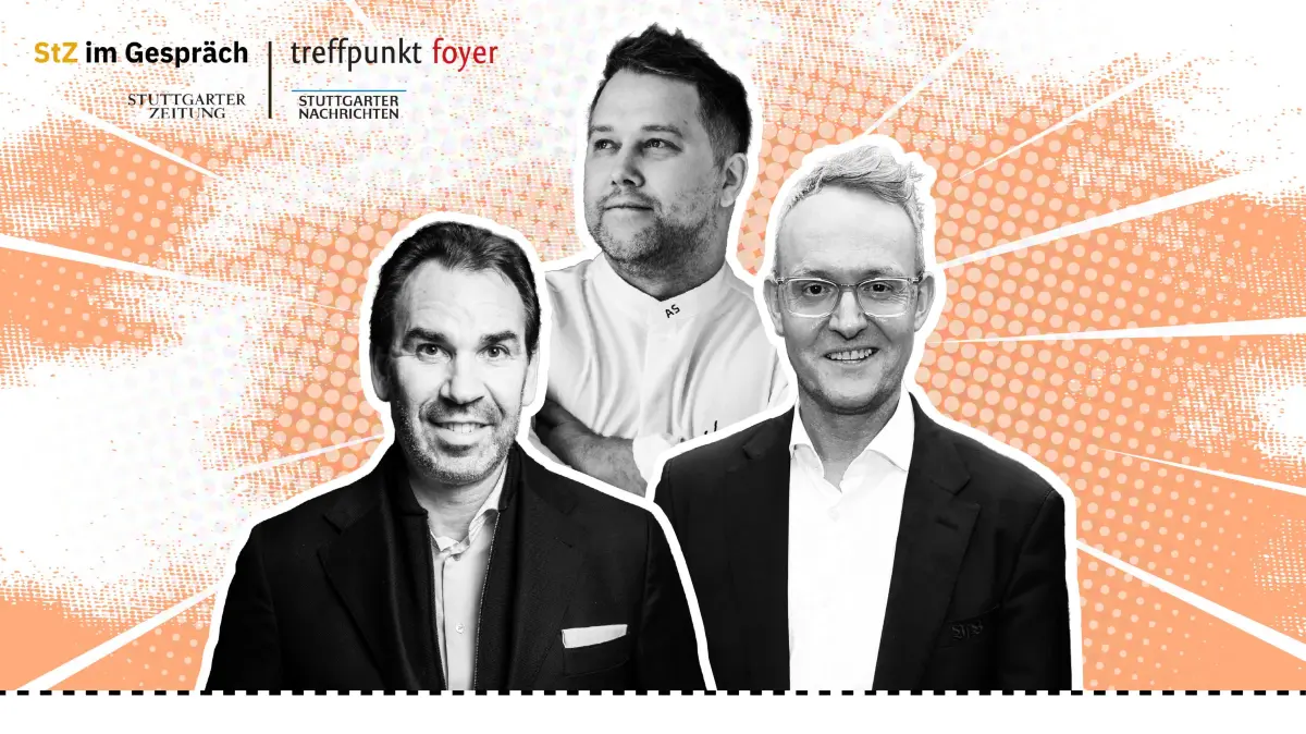 Michael Wilhelmer, Anton Schmaus und Alexander Wehrle sind zu Gast bei der Veranstaltung unserer Zeitung.