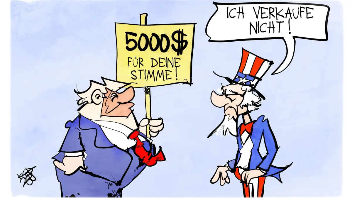 Karikatur des Tages, Trump