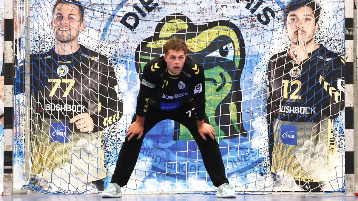 Handball SV Kornwestheim vs. HC Oppenweiler/Backnang: BAU // 12.09.2026, Deutschland, Kornwestheim, Handball Männer 3.Liga Saison 2026/2027,
SV Salamander Kornwestheim vs. HC Oppenweiler/Backnang, Jan Tinti (SVK)