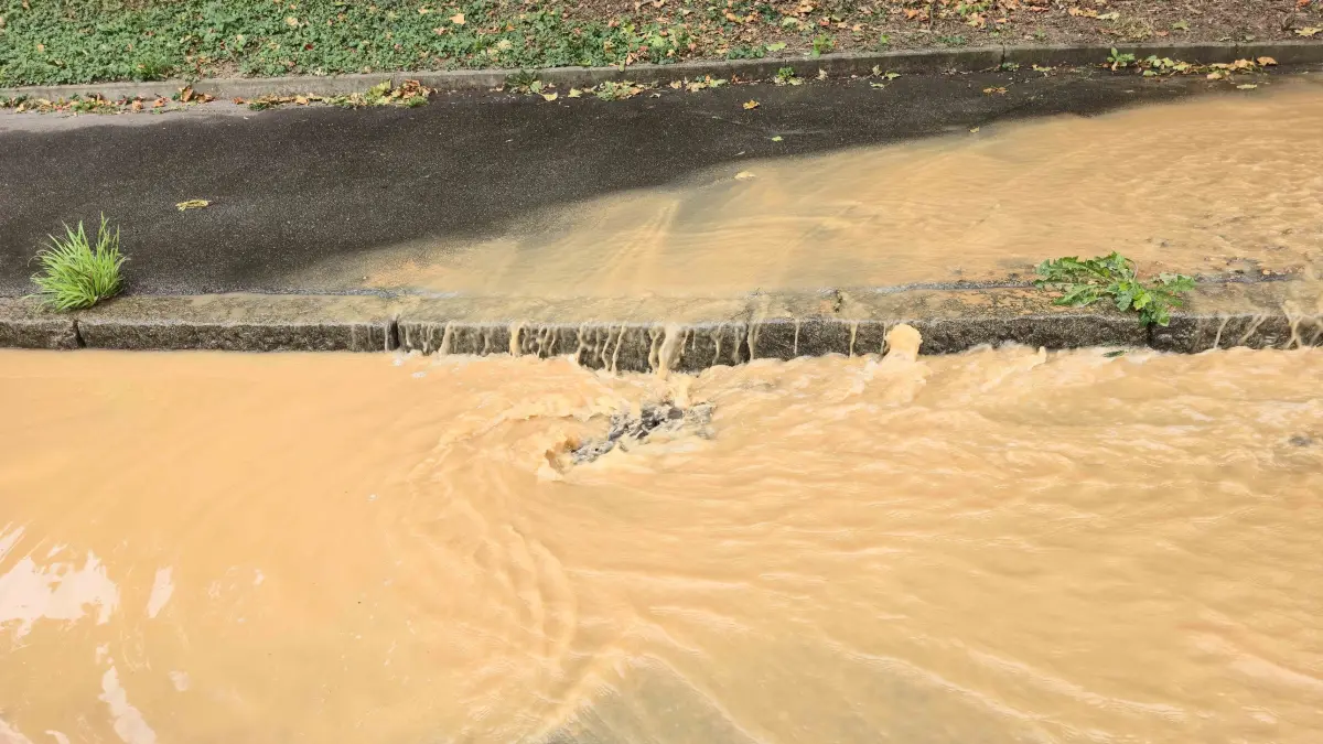 Am Sonntagmittag kam es in der Muehlhausener Strasse in Stuttgart-Muehlhausen zu einem groesseren Wasserrohrbruch. Gegen Mittag trat zunaechst Wasser auf die Fahrbahn aus und breitete sich im weiteren Verlauf zunehmend aus.<br />
<br />
Anfangs war lediglich eine Fahrbahnseite betroffen. Nach und nach trat jedoch so viel Wasser aus, dass auch die Gegenfahrbahn unter Wasser stand. Die Polizei sperrte daraufhin eine Fahrtrichtung und leitete den Verkehr oertlich um. <br />
Ebenfalls betroffen vom dem Wasserrohrbruch sine einige Haushalte. Wieviel aktuell ohne Wasserversorgung sind konnte man nicht sagen.<br />
<br />
Der zustaendige Notdienst der Netze BW Stuttgart wurde zur Einsatzstelle gerufen und kuemmerte sich um die Behebung des Wasserrohrbruchs. Die Arbeiten koennten nach ersten Einschaetzungen mehrere Stunden in Anspruch nehmen.<br />
<br />
Waehrend der Reparaturarbeiten muss mit Verkehrsbehinderungen im Bereich der Muehlhausener Strasse gerechnet werden. Die Polizei ist vor Ort und regelt den Verkehr.