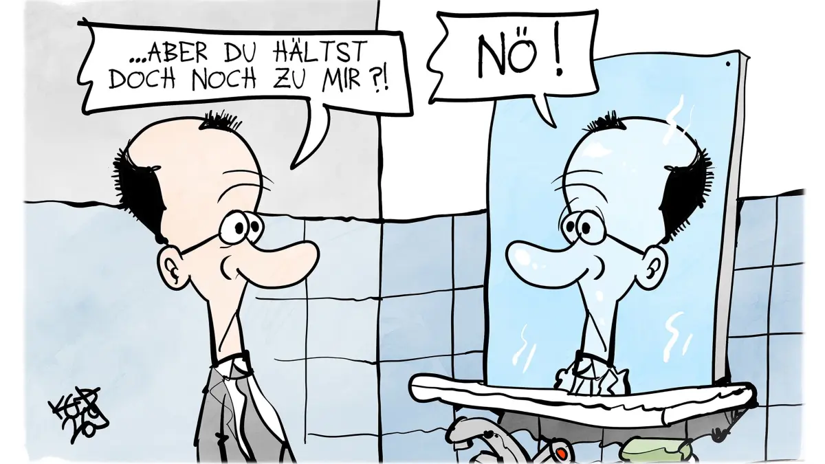 Spieglein an der Wand