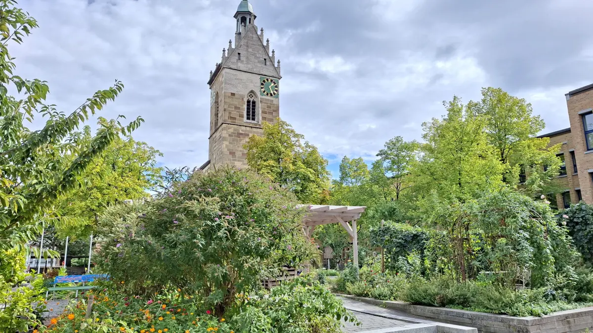 Seine Tage sind gezählt: Der prächtige Schaugarten muss der Neuen Mitte Fellbach weichen.