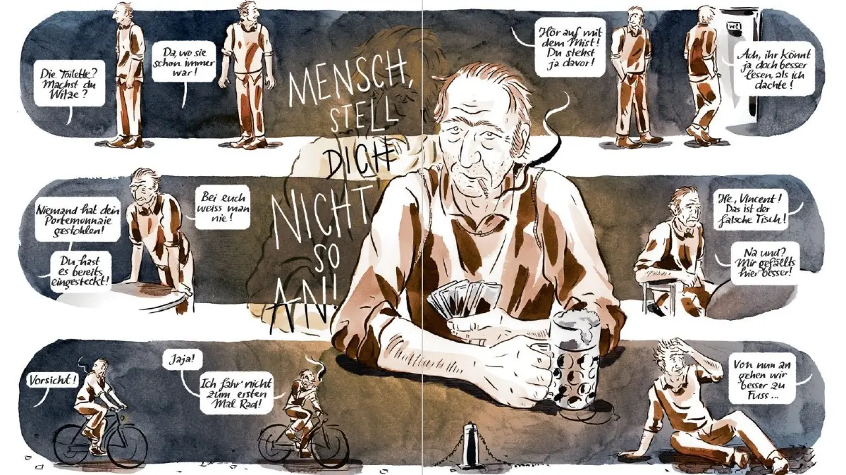 Seite aus der Graphic Novel "Vincent" von Melanie Carolin Wigger