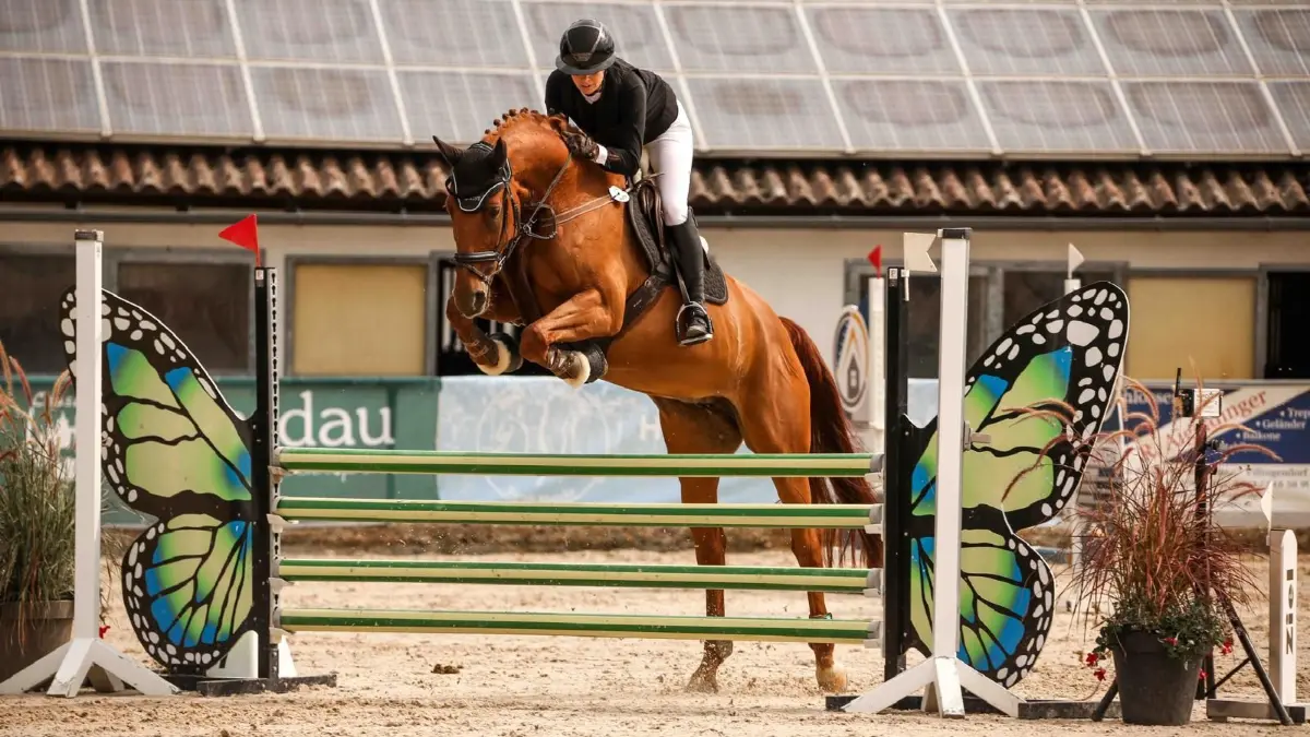 Anna-Lena Voigt aus Sindelfingen und ihr Pferd Luise sind ein starkes Team.