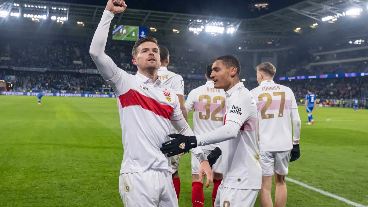 Im Januar 2025 gewann der VfB in Bratislava mit 3:1.