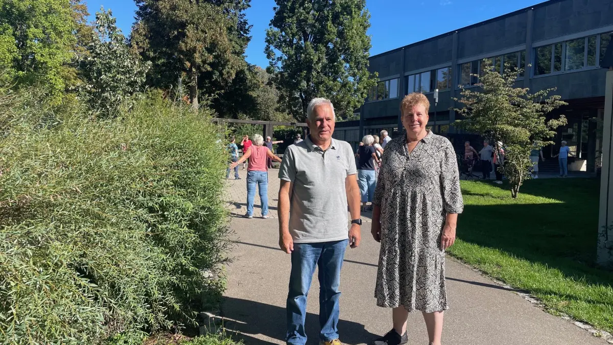 Vorstand des Sozialnetzwerks Sonne in Reichenbach - Wolfgang Baumann und Sigrid Bayer