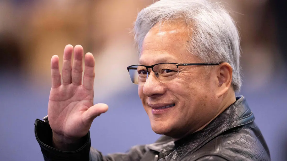 Technology Leaders Speak At Annual Dreamforce Event In San Francisco: SAN FRANCISCO, CALIFORNIA - SEPTEMBER - 15: Nvidia CEO Jensen Huang sits during the keynote address at Salesforce's Dreamforce conference at the Moscone Center on September 15, 2026 in San Francisco, California. Dreamforce is an annual event that highlights the company's technologies and encourages professional networking. Benjamin Fanjoy/Getty Images/AFP (Photo by Benjamin Fanjoy / GETTY IMAGES NORTH AMERICA / Getty Images via AFP)