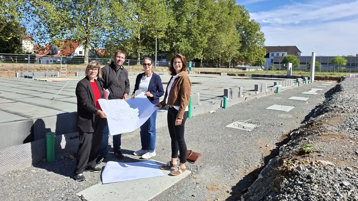 Baustellenbegehung Ludwigsburg: Kita-Neubau in Oßweil