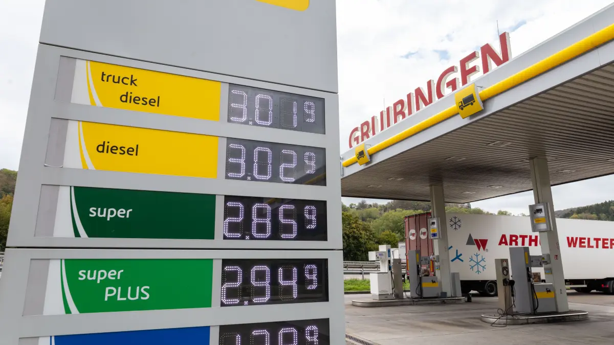 Gruibingen Tankstelle Raststätte Autobahn Autobahnraststätte