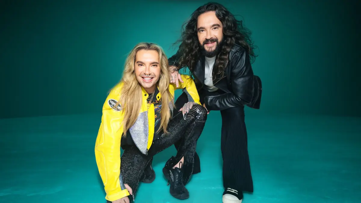 Bill (r.) und Tom Kaulitz moderieren am 5. Dezember 2026 „Wetten, dass..?“ im ZDF.