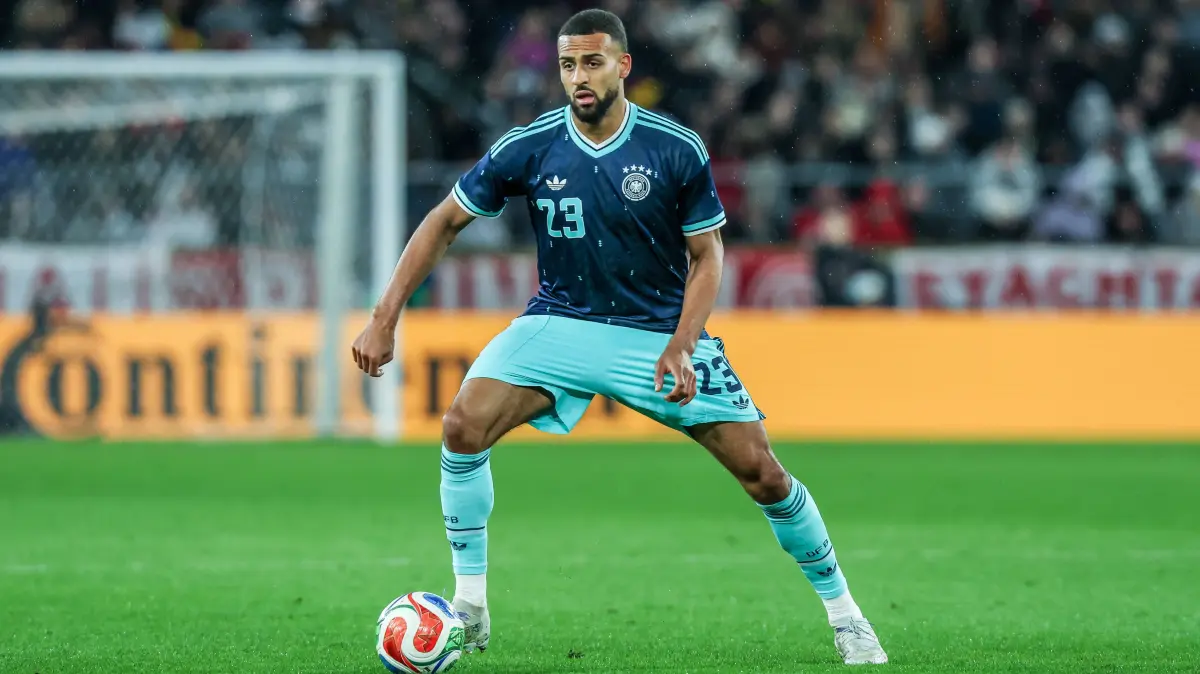 Sport - Fussball - UEFA Länderspiel - Freundschaftsspiel - Deutschland vs Ghana 30.03.2026: Fussball, UEFA Länderspiel Freundschaftsspiel Deutschland - Ghana 30.03.2026, MHP Arena Stuttgart Josha Vagnoman Deutschland, 23 Einzelaktion Stuttgart MHP Arena Baden-Württemberg Deutschland *** Sport, Football, UEFA international friendly Germany Ghana 30 03 2026, MHP Arena Stuttgart Josha Vagnoman Germany, 23 individual action Stuttgart MHP Arena Baden Württemberg Germany