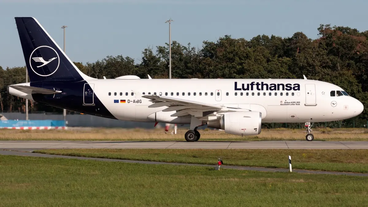 Flugzeug "Kirchheim unter Teck" der Lufthansa