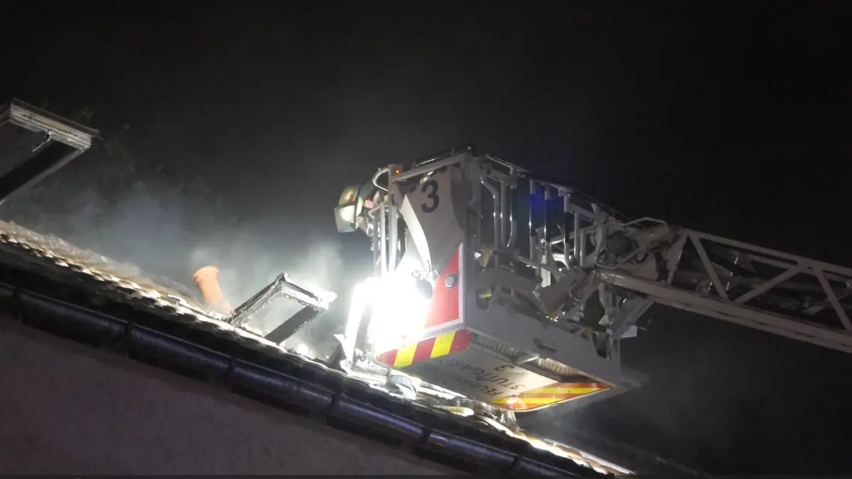 Brand Notunterkunft Bad Cannstatt