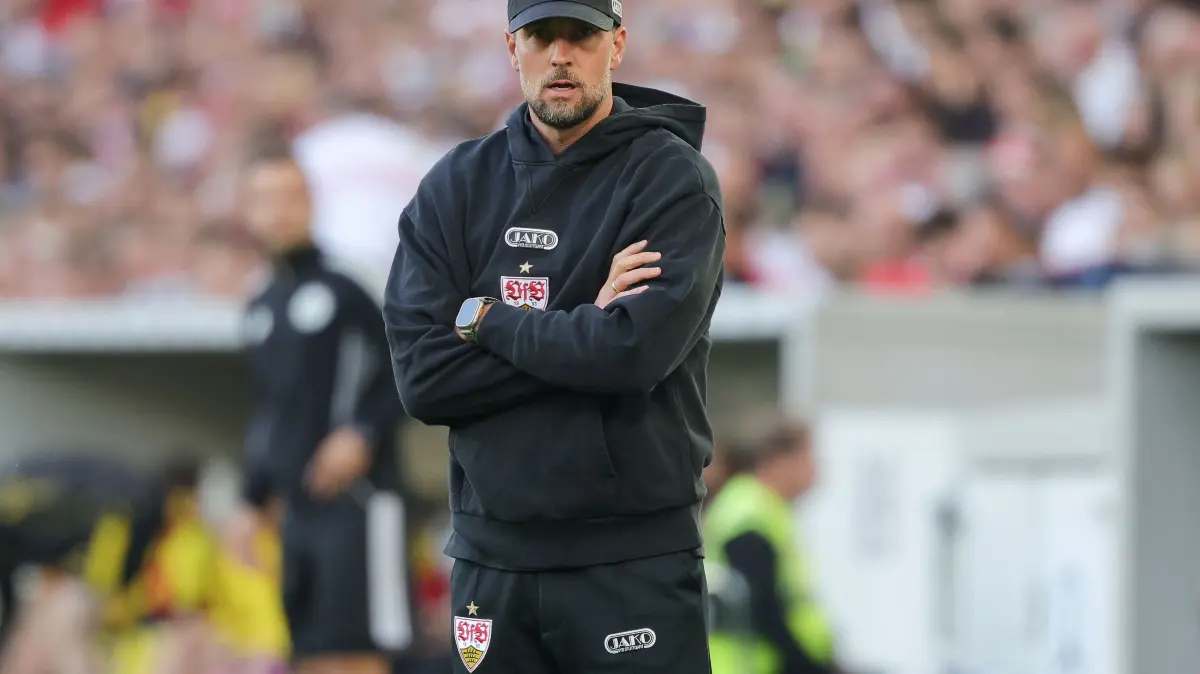 Enttäuscht: VfB-Trainer Sebastian Hoeneß