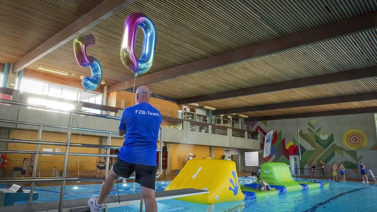 Freizeitbad: Korntal Münchingen - Das Münchinger Freizeitbad feiert seinen 50. Geburtstag
