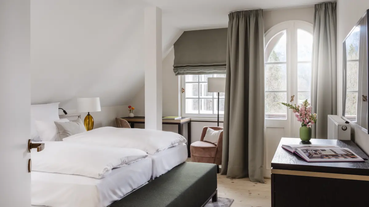 Im AMERON Neuschwanstein findet jeder Gast ein Zimmer nach seinem Geschmack: von modernem Design bis zu romantischem Charme.
