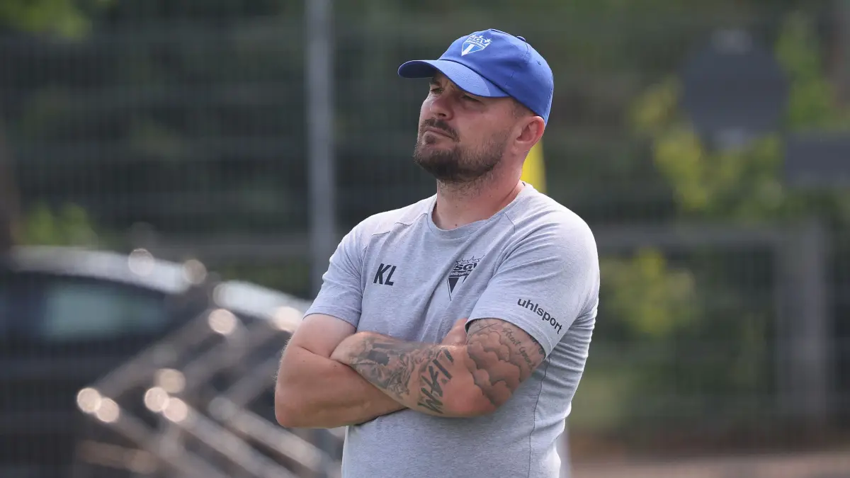 BAU // Kornwestheim , Fußball 2. Runde WFV Pokal SV Salamander Kornwestheim vs. SGV Heilbronn-Freiberg , Kushtrim Lushtaku ( SGV )