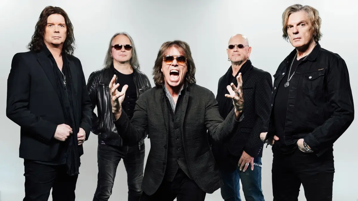 Rockband Europe: Die von Silver Lining Music zur Verfügung gestellte undatierte Aufnahme zeigt die Band Europe mit John Norum (l-r), Mic Michaeli, Joey Tempest, Ian Haugland, John Levén. Die Band Europe veröffentlicht am 25. September ihr 12. Studioalbum «Come This Madness». (zu dpa: «Europe mit neuem Album im Jubiläumsjahr: «Wir sind beides»»)