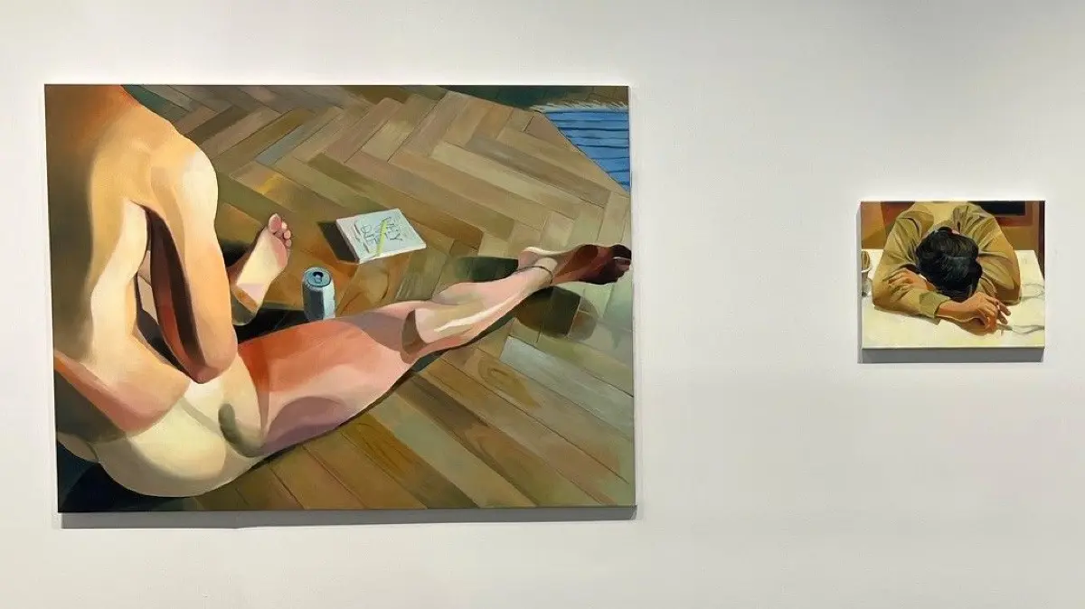 Bilder von Logan T. Sibrel bei der Armory Show am Stand der Galerie Thomas Fuchs, Stuttgart