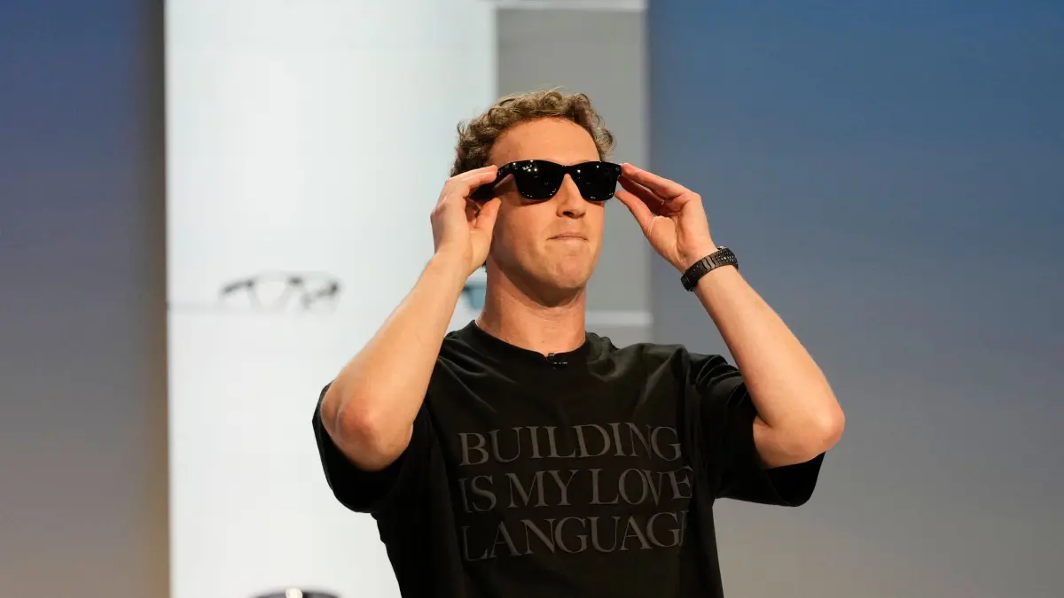 Meta-Entwicklerkonferenz: Meta-CEO Mark Zuckerberg spricht bei der Entwicklerkonferenz Meta Connect. (zu dpa: «Bilder des Tages»)