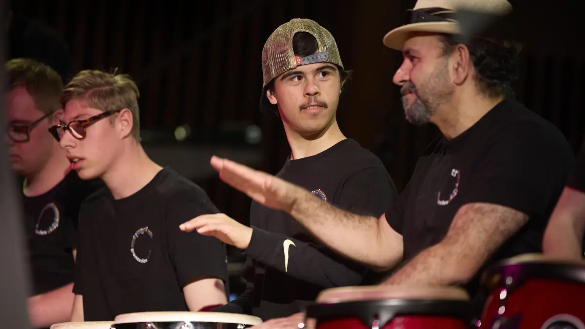 KEINEN AUSSCHNITT MACHEN Ensemble grenzenlos beim Inklang Festival. : KEINEN AUSSCHNITT MACHEN
Fellbach, DEU, 25.09.2025
Ensemble grenzenlos beim Inklang Festival.
No model release. Kein Einverständnis für Werbung, keine Weitergabe an Dritte.
Abgebildete Personen haben der Veröffentlichung in der STZN zugestimmt.