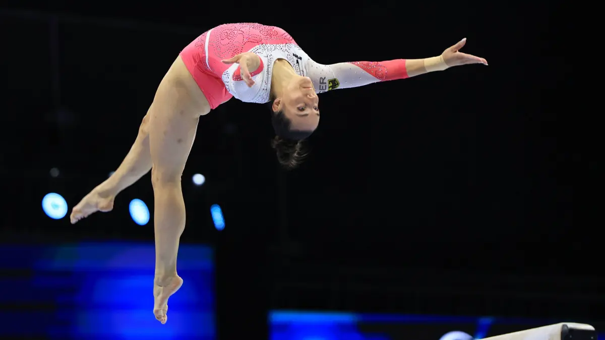 Pauline Schäfer-Betz bei der EM 2026 in Zagreb.