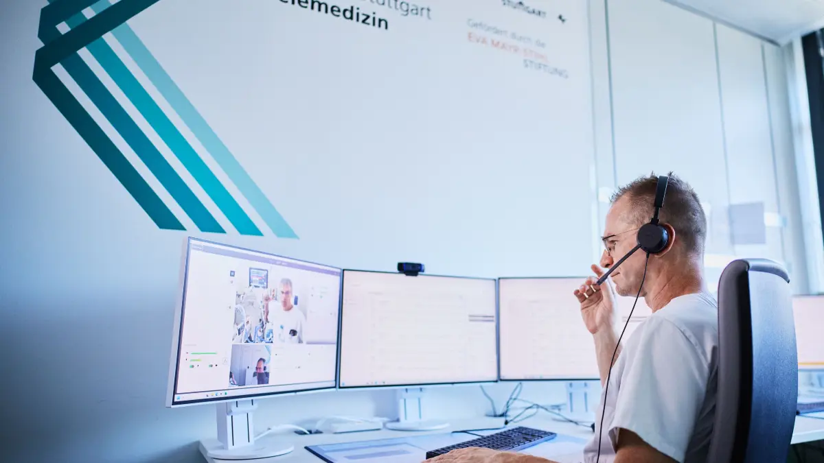 Das telemedizinische Netzwerk des Klinikum Stuttgart verbindet bereits 17 Kliniken in BAden-Württemberg.