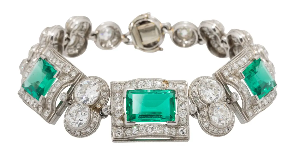 Ein Smaragd-Armband aus dem Privatbesitz der Familie Bosch kommt unter den Hammer.