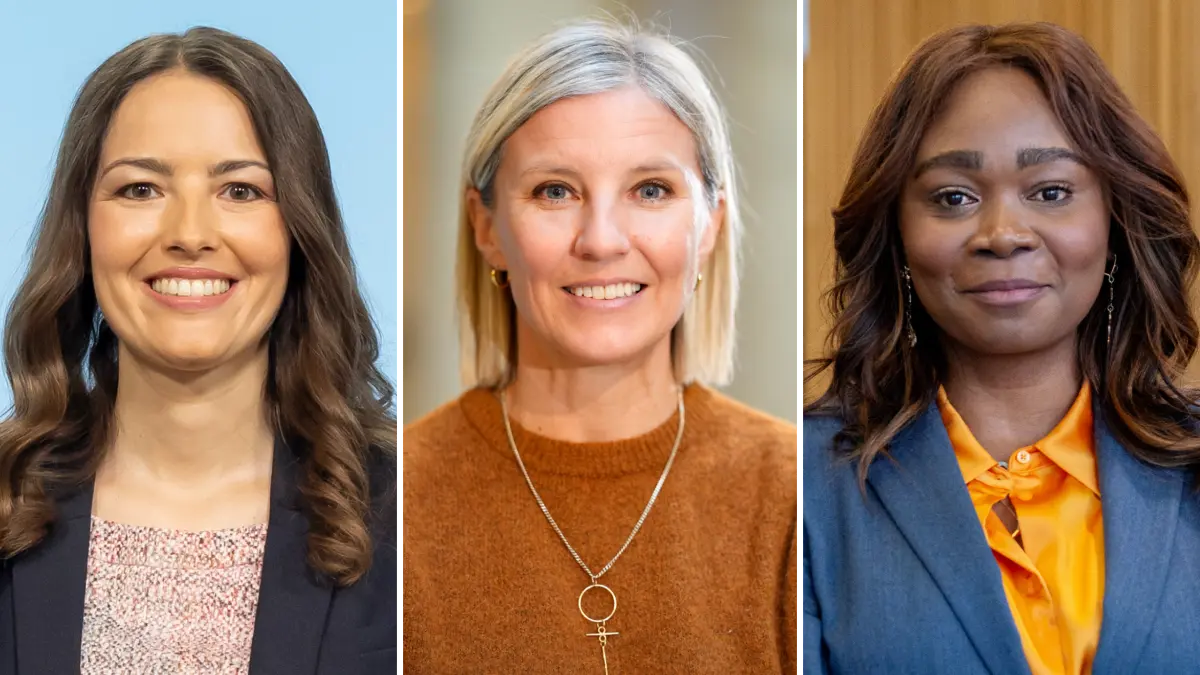 Die drei Frauen im Daimler-Truck-Vorstand (von links): Finanzchefin Eva Scherer, CEO Karin Radström und die neue Arbeitsdirektorin Yvonne Bettkober.