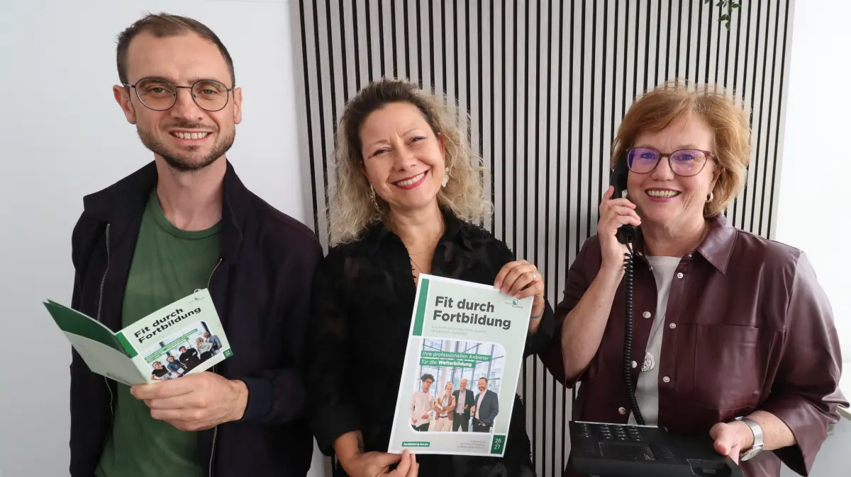 Die Profis bei der Telefonaktion (von links): Jürgen Morasch, Concetta Artino Nicoli und Karin Nagel.
