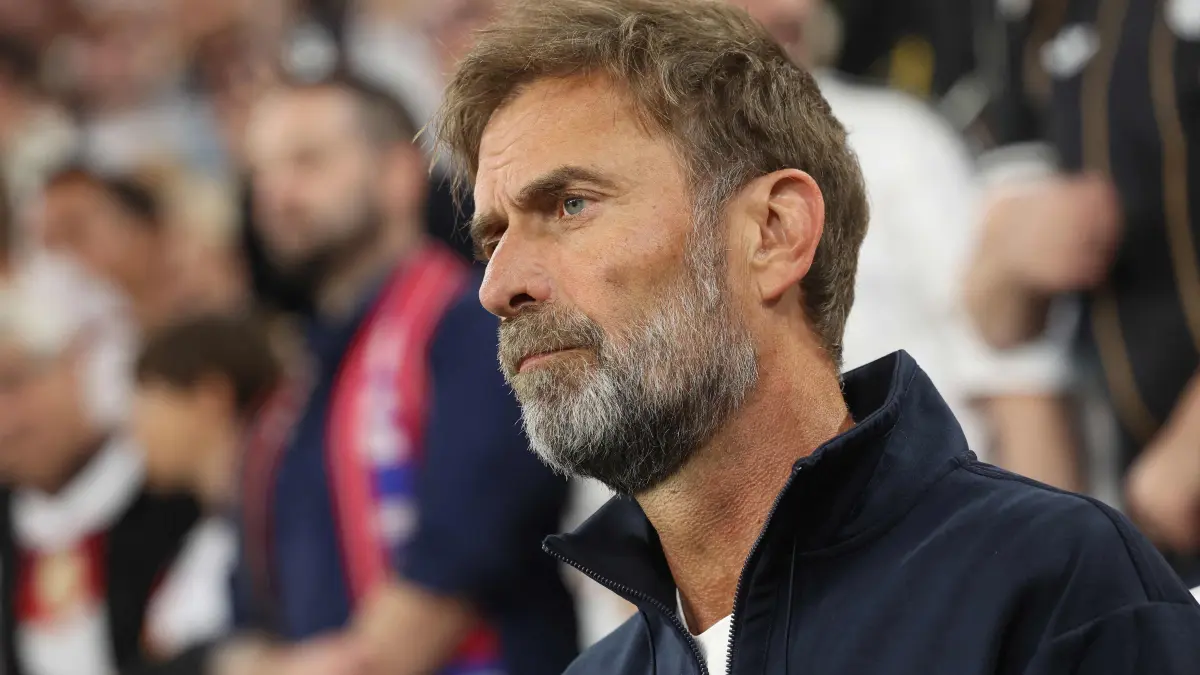 Football: UEFA Nations League - League A day 3: Group 2 Germany v Serbia: Germany's coach Jurgen Klopp is pictures prior to the UEFA Nations League Group A2 between Germany and Serbia at the Allianz Arena in Munich, southern Germany on October 1, 2026. (Photo by Karl-Josef HILDENBRAND / AFP)