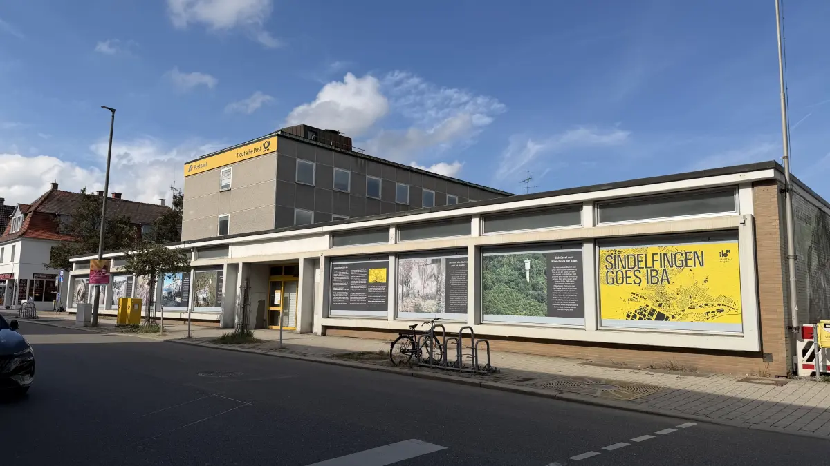 Die alte Post in Sindelfingen wird ab KW 41 2026 abgerissen.