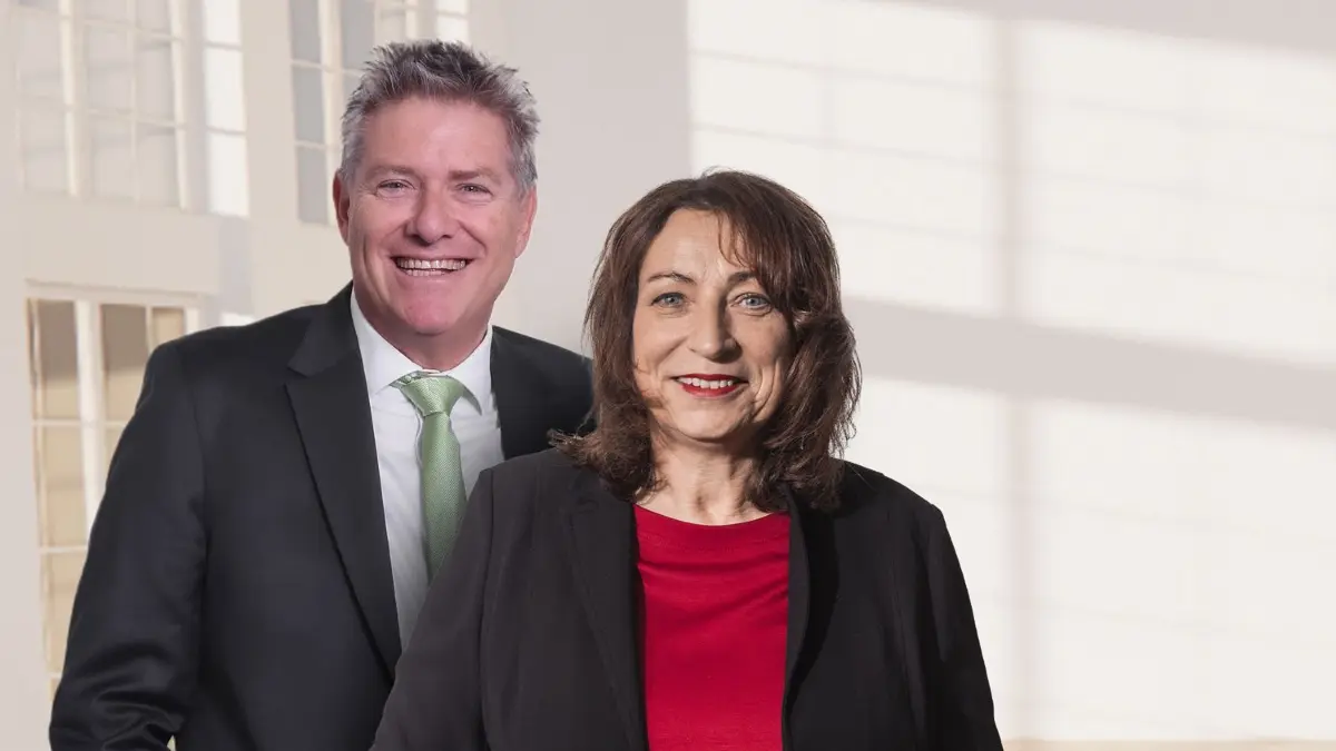Bärbel Falkenberg-Bahr und ihr Mann Claus Falkenberg, Geschäftsführende des Immobilien Service Bärbel Bahr e. K.