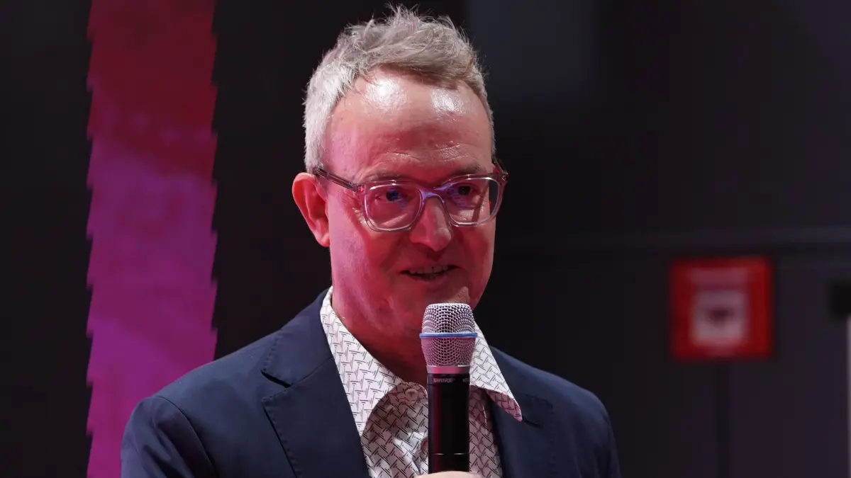 Alexander Wehrle bei der Begrüßung der Gäste am Montagabend