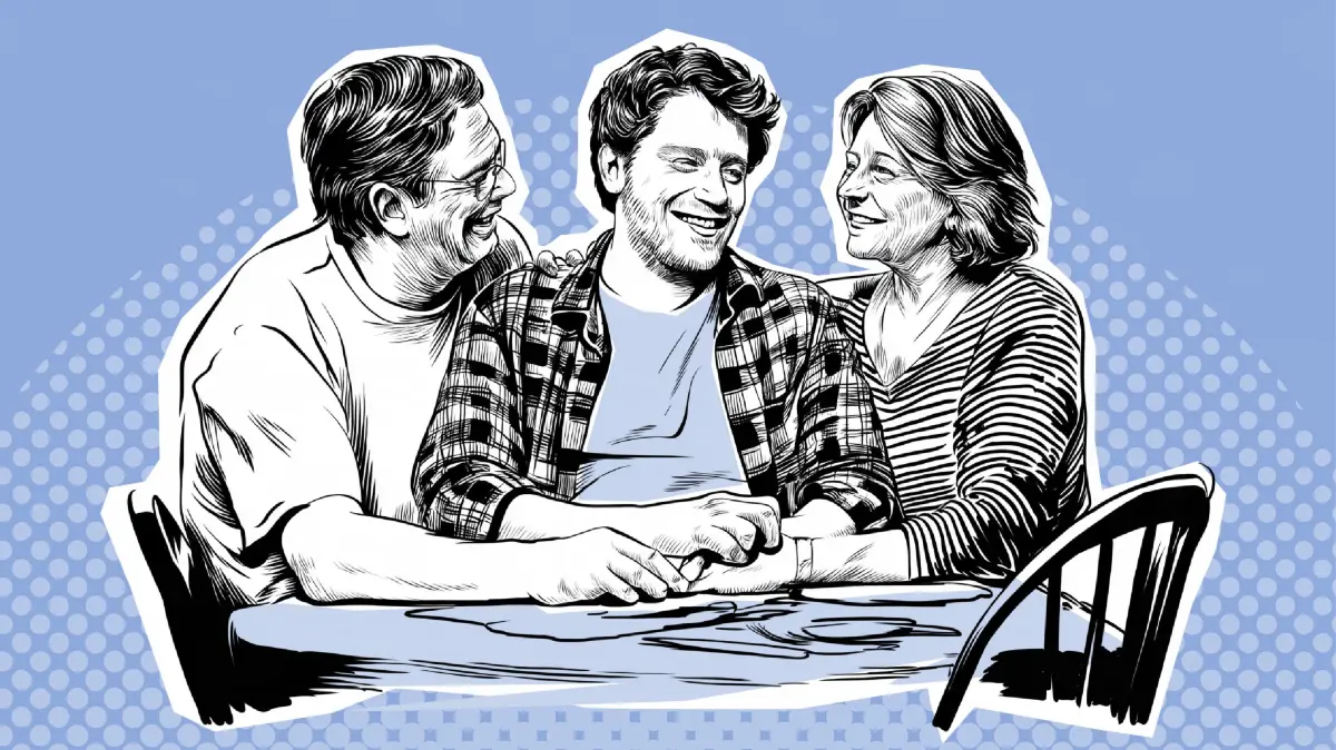 Als "funktionierende Wohngemeinschaft" beschreibt Mutter Maria M. das Zusammenleben von Eltern und Sohn. Die Familie, die nicht erkannt werden will, lebt in er Region Stuttgart.