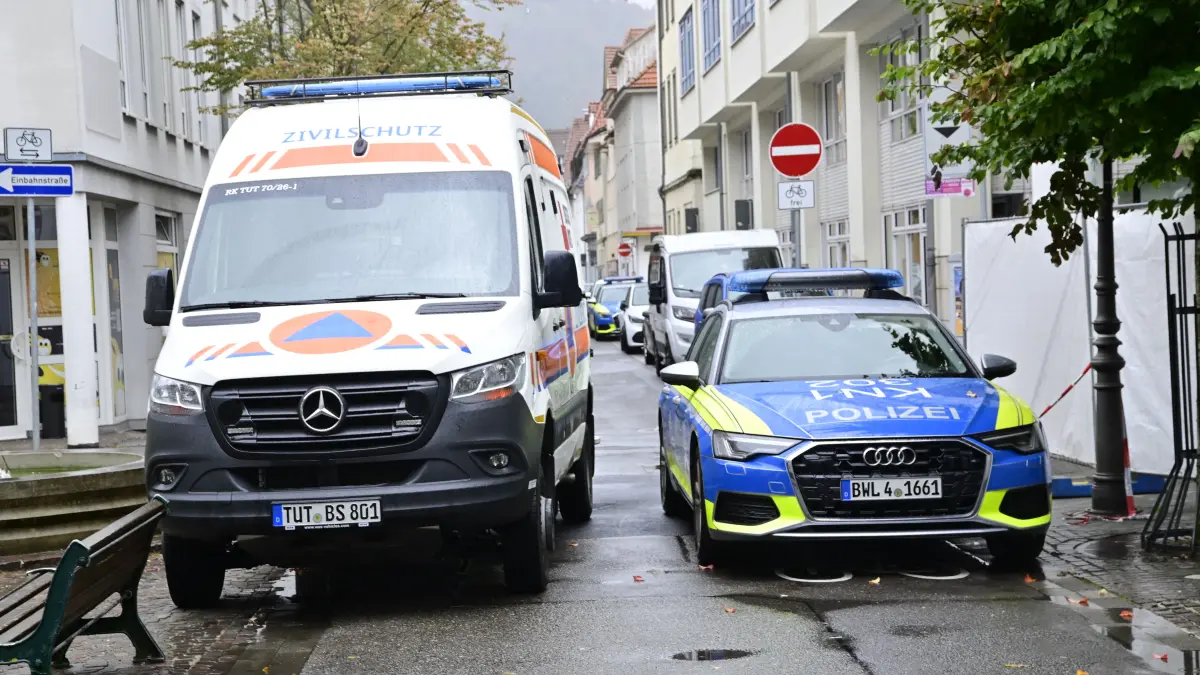 In Tuttlingen wurde am Donnerstag ein Mann bei einem Schusswechsel mit der Polizei getötet.