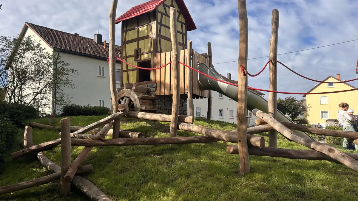 In Kngen lockt jetzt eine Rutschmhle inklusive Kugelbahn. Foto: Kerstin Dannath