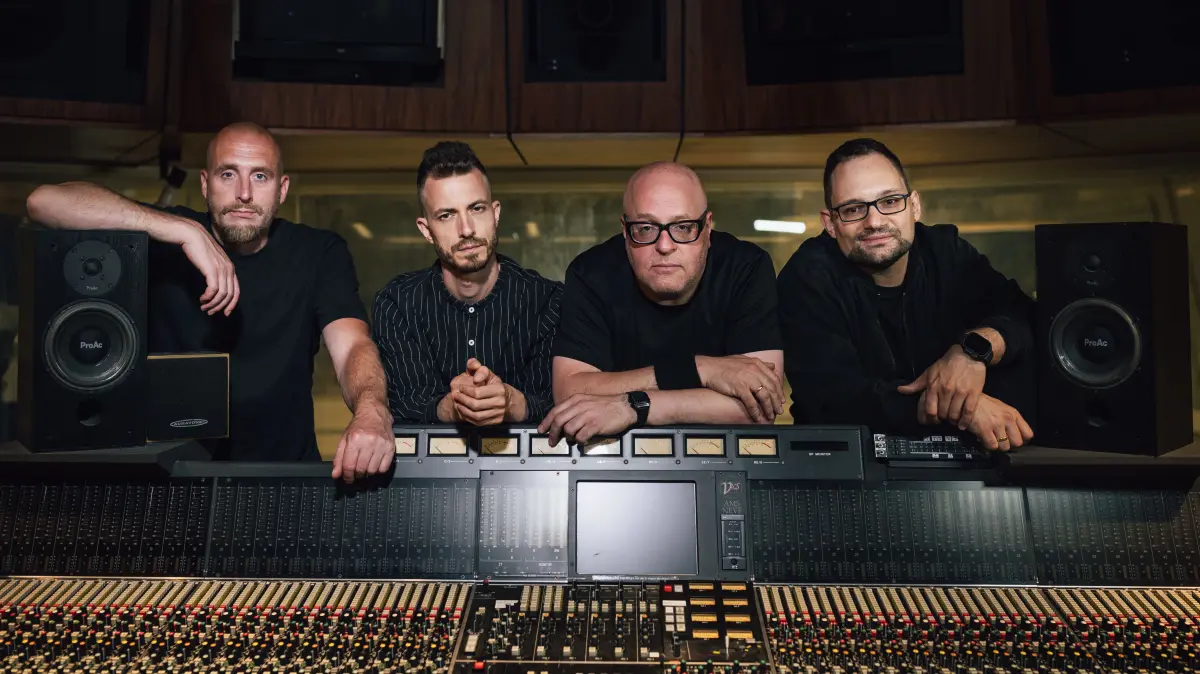 Die Band Radio for Skeletons besteht aus Timm Schreiner (von links), Carlo Wagner, Yaron Stavi und Michael Pietzsch.
