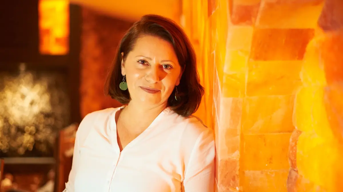 Sandra Kloos führt die Fellbacher Salzwelten.