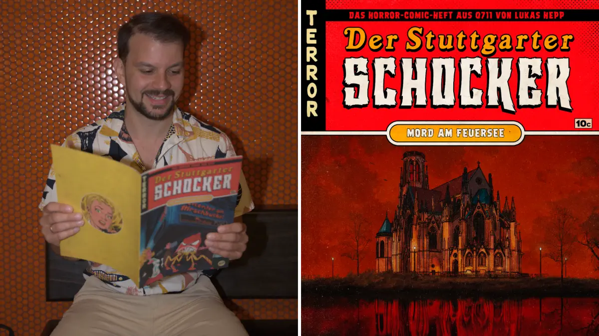 Der Stuttgarter Lukas Hepp bringt Ende Oktober seinen nächsten Stuttgart-Comic heraus - dieses Mal in einer Doppelausgabe.