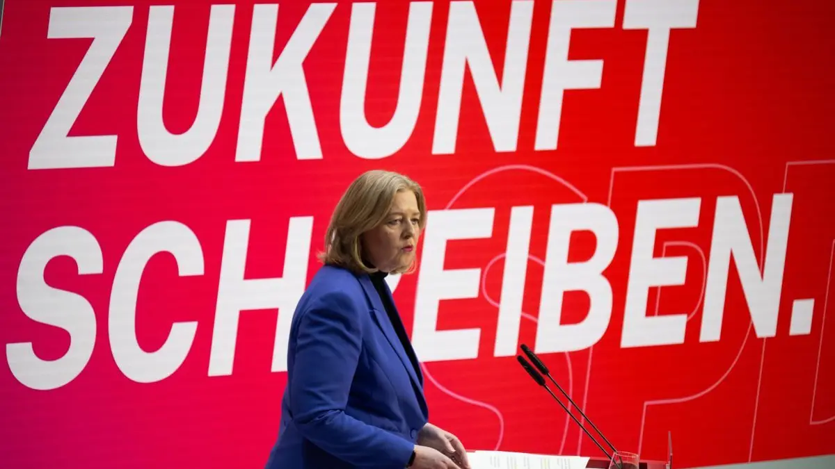 Die Zukunft der SPD schreibt Bärbel Bas jetzt nur noch als einfache Abgeordnete im Parlament.