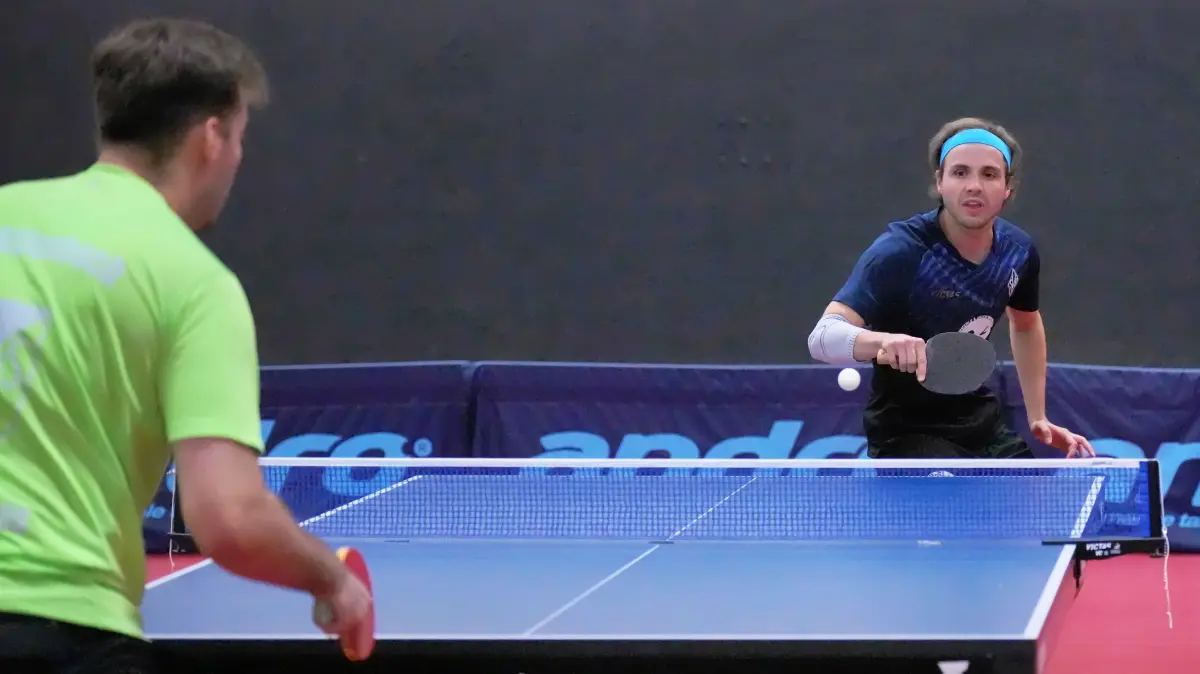 Luis Hornstein (SVB)
SV Böblingen - SV Sillenbuch. Böblingen, Baden-Württemberg, Deutschland, 11.10.2026. Tischtennis, Oberliga, Saison 2026/2027, Punktspiel der Herren in der BBG-Arena in Böblingen.