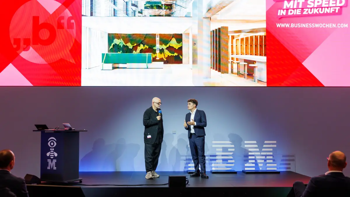 Businesswochen: Auftaktveranstaltung der 15. Businesswochen für die Region BB mit mehreren Gesprächspartnern im IBM Technology Campus in Ehningen, Peter Ippolito, Star Architekt und Volker Siegle