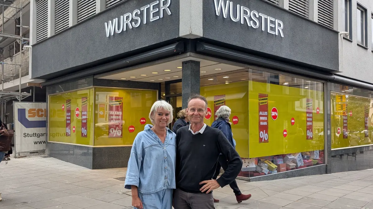 Christine Bek-Wurster und ihr Mann Michael Wurster, Geschäftsführer von Schuhhaus Wurster in Stuttgart