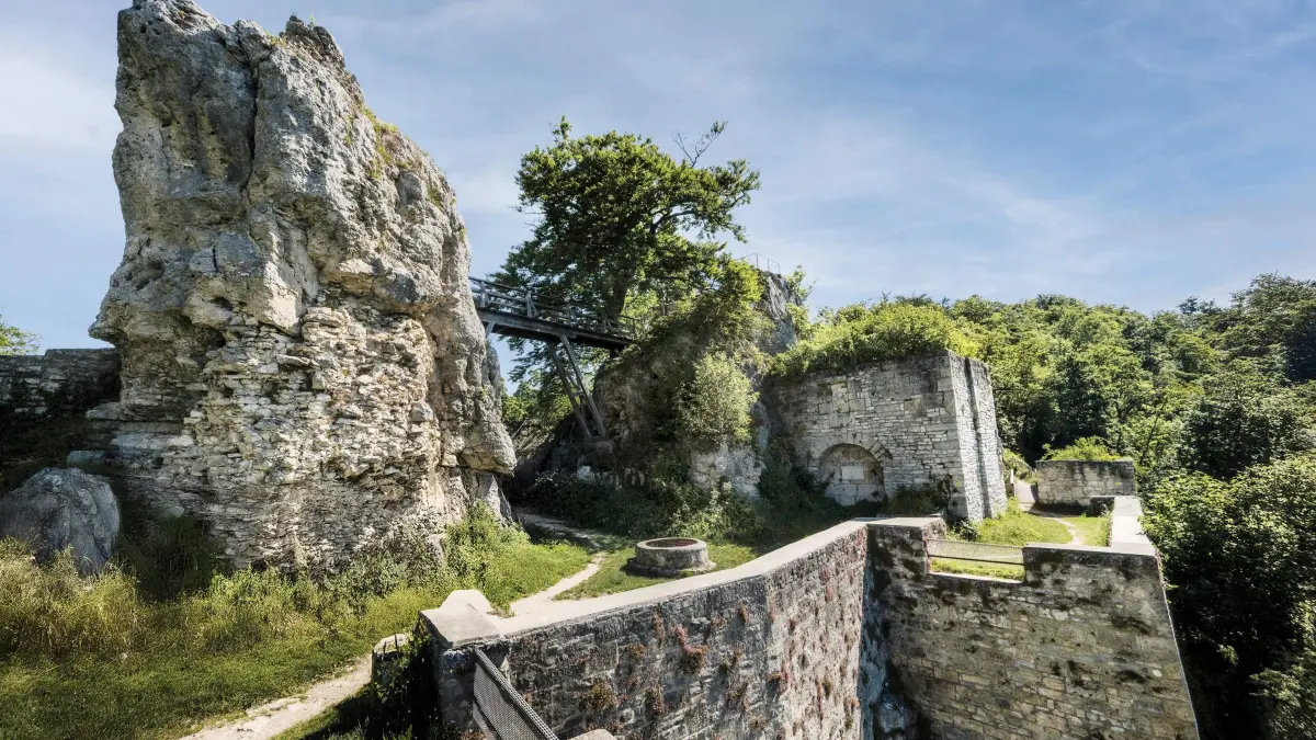 Die Burg Helfenstein.
