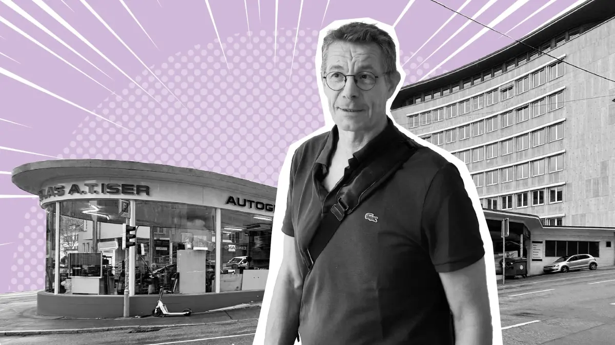 Klaus Morlock aus Stuttgart und CEO von Hess Investment will den denkmalgeschützten Glaspavillon aus den 1950ern sanieren