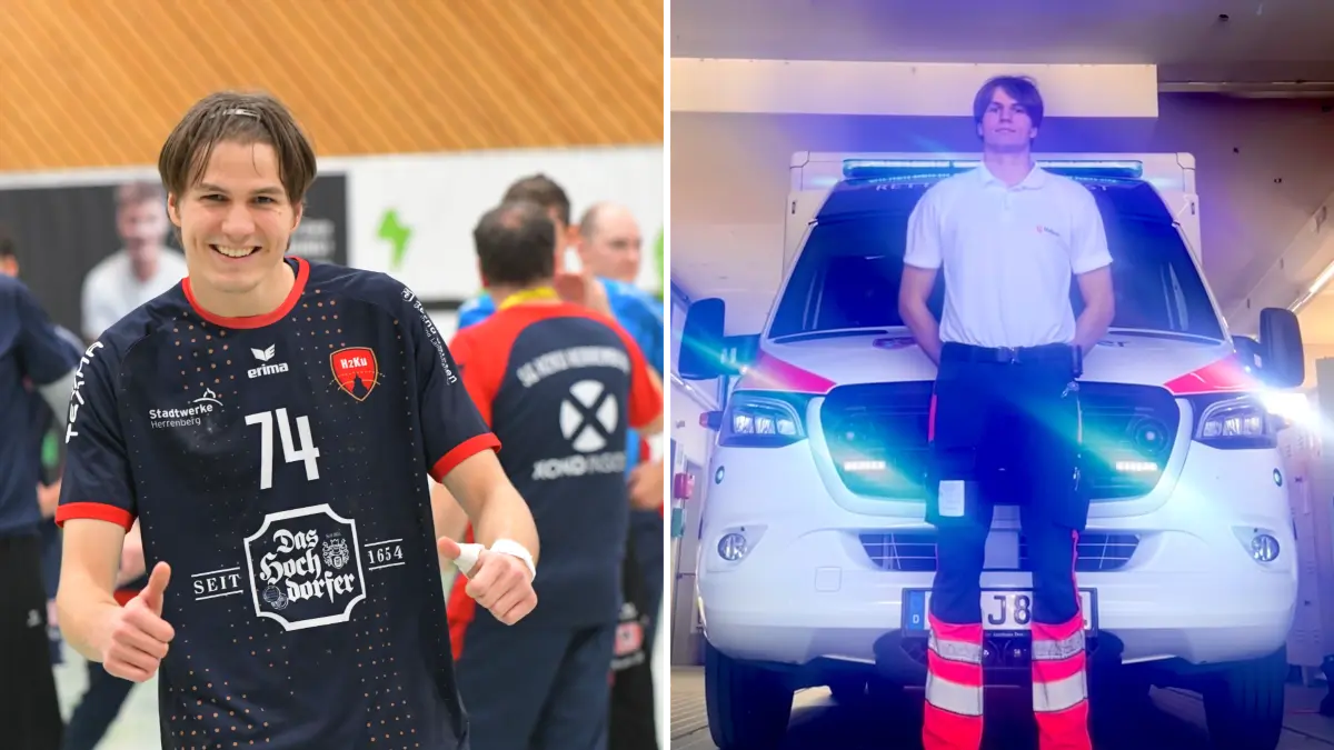Beide Daumen hoch: Paul Lewe von der SG H2Ku Herrenberg ist Drucksituationen auf und neben dem Platz gewohnt.