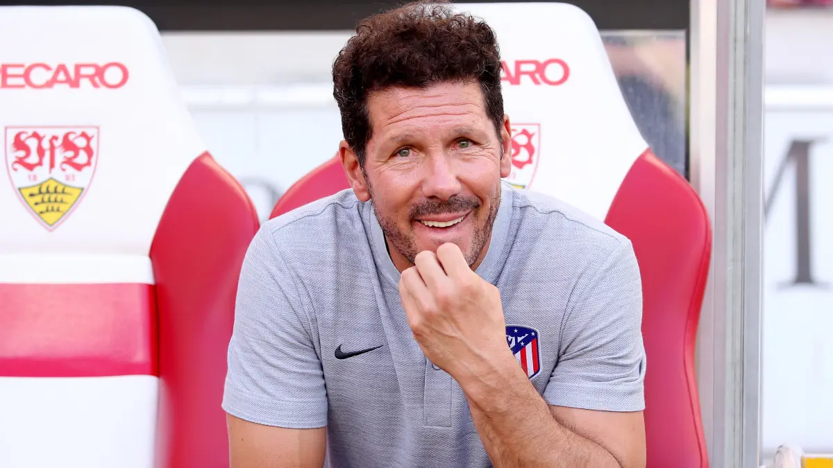 Diego Simeone während des Testspiels 2018 beim VfB